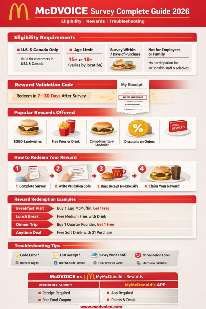 Mcdonald's customer satisfaction survey infographic